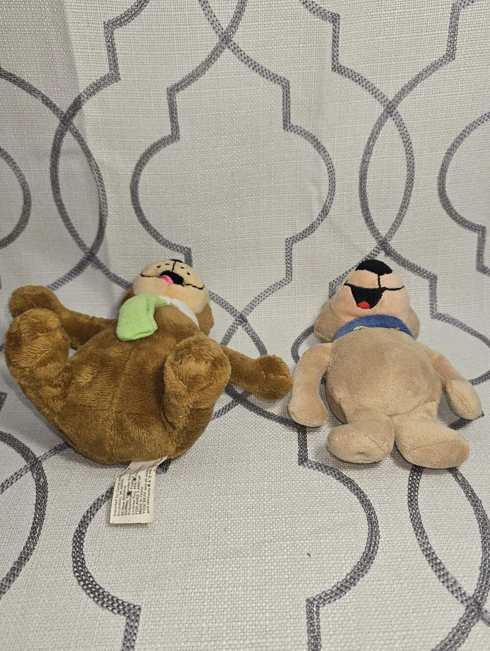 Vintage Hanna- Barbera Stuffed Animal Yogi Bear & Boo Boo Bear Plush Read Below